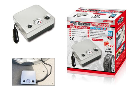Toate produsele - Compresor auto, portabil, incarcare priza auto 12 V, presiune maxima 140 PSI