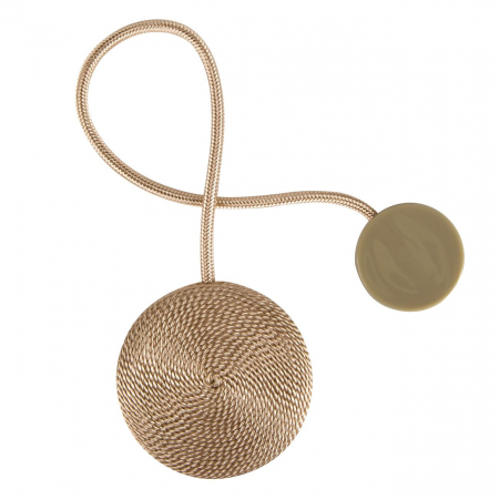 Toate produsele - Cordon decorativ auriu cu magnet strangere perdea, 8 x 40 cm