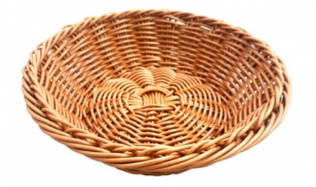 Cos rotund din polipropilena, impletit, 18x18x9 cm [1]