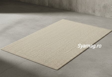 Toate produsele - Covor rustic, nature, 100% bumbac, 80x50 cm