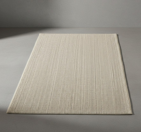 Covoare si perdele - Covor rustic, bej, 100% bumbac, 80x50 cm