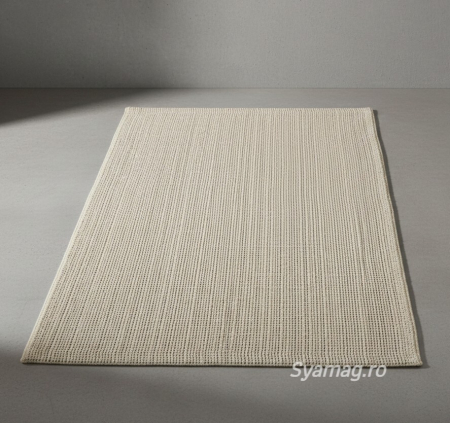 Covor rustic, nature, 100% bumbac, 80x50 cm [2]