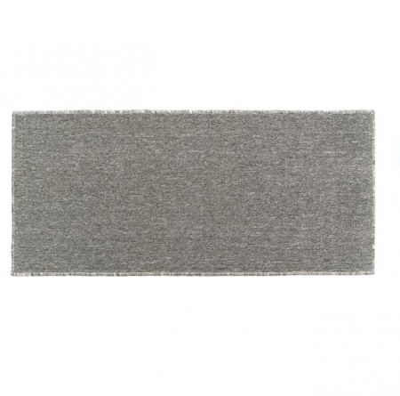 Covor cu tesatura plata, gri, 110x45 cm [1]