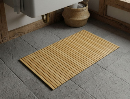 Baie - Covoras din bambus, suprafata antialunecare, 70x50 cm