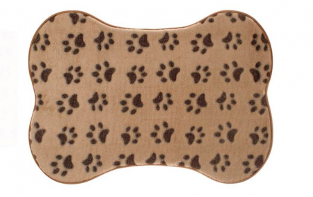 Covorase si paturi - Covoras pentru caini, model cu labute, 58x42cm