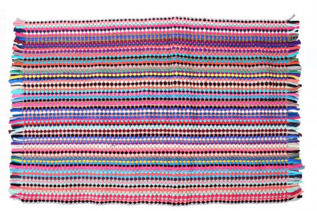 Covoare si perdele - Covor tesut, rustic, multicolor,  80x50cm