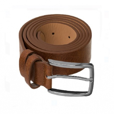 Rucsacuri, curele si accesorii - Curea din piele ecologica, barbati, reglabila, maro, 120x3,2 cm