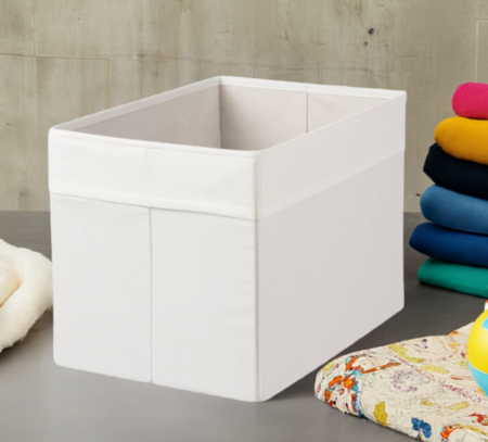 Cutie din material textil, alba, 25x35x25 cm [3]