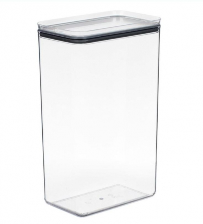 Bucatarie si servire - Cutie plastic cu capac, pentru depozitare alimente, 4 litri, 16.5x10.5x27 cm