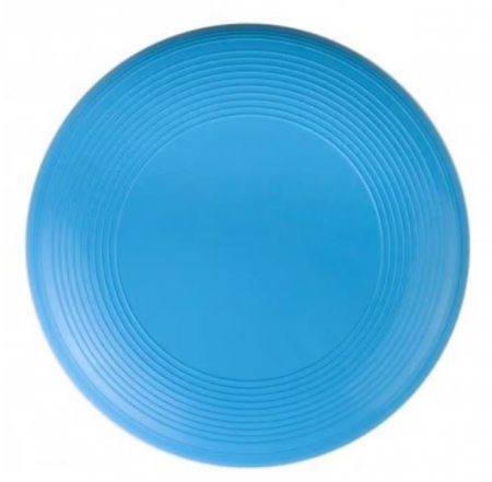 Jocuri si jucarii interactive - Disc frisbee albastru, din plastic, 26 cm