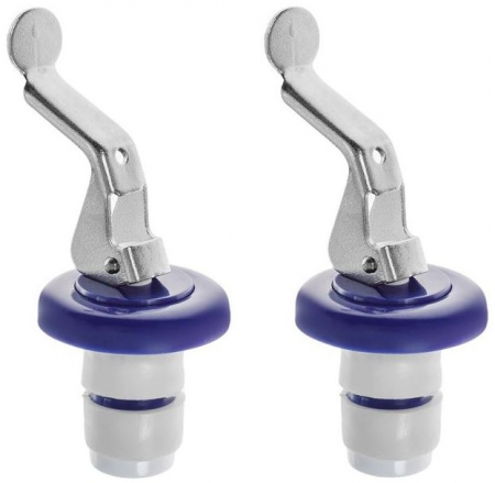 Bucatarie si servire - Set 2 dopuri metalice pentru sticle