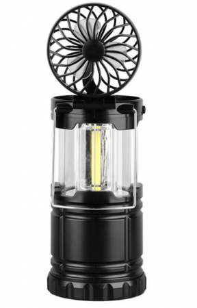 Promotii - Felinar pliabil LED, cu ventilator, Ø8.5x19 cm
