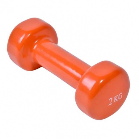 Articole fitness - Gantera 2 kg, 16,5 cm, Portocaliu