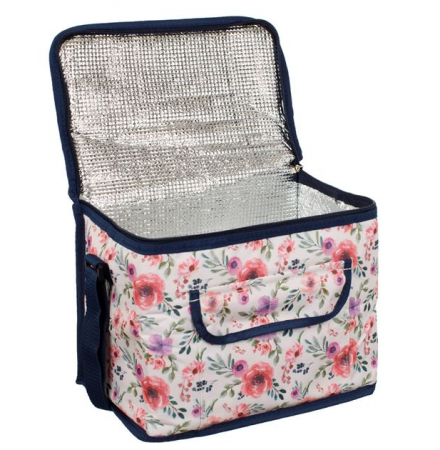 Geanta termoizolanta, model floral, 14 Litri, 31x24x20 cm [2]