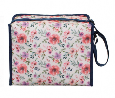 Geanta termoizolanta, model floral, 14 Litri, 31x24x20 cm [1]