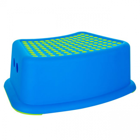 Siguranta si protectie - Inaltator copii pentru baie, antiderapant, albastru, 30x18x13 cm