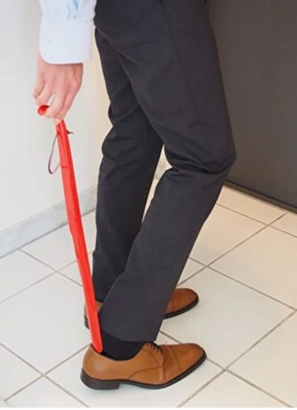 Incaltator din plastic, rosu, 57 cm [1]