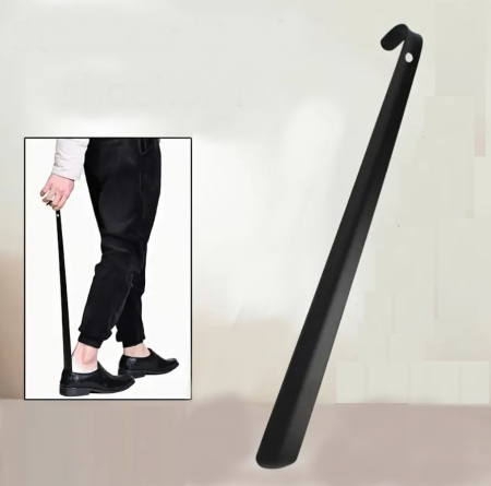 Intretinere textile - Incaltator metalic, negru, 58 cm