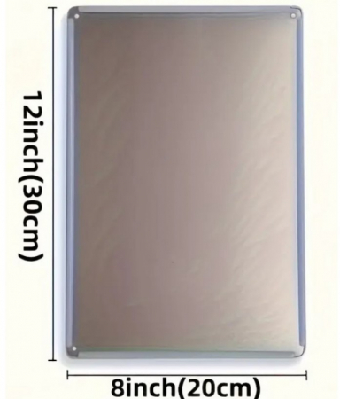 Indicator metalic Nu Parcati, 30 x 20 cm [1]
