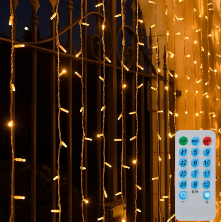 Toate produsele - Instalatie perdea cu 200 becuri LED si telecomanda