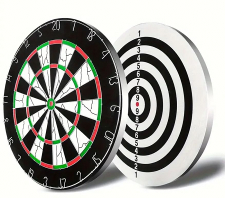 Tabla Darts, cu 2 fete, 5 sageti incluse, 44.6 cm [2]