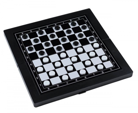 Joc magnetic 3 in 1, sah, table si dame, 35x35x2 cm [1]