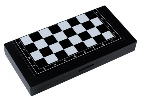 Jocuri si jucarii interactive - Joc magnetic 3 in 1, sah, table si dame, 35x35x2 cm