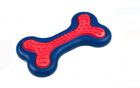 Jucarii animale - Jucarie caini in forma de os, 12 cm