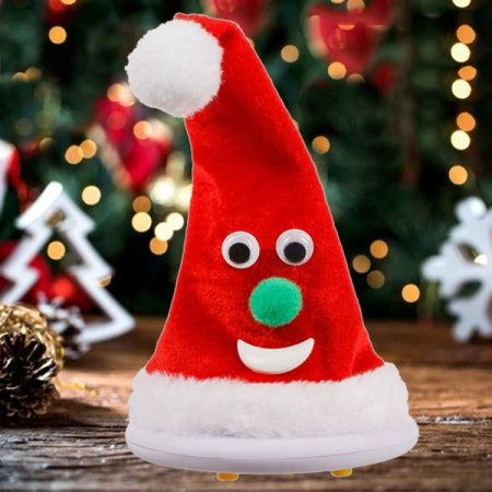 Toate produsele - Jucarie interactiva, Caciula dansatoare, 10x19 cm