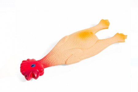 Jucarii animale - Jucarie cu sunet gaina pentru caini, 24 cm