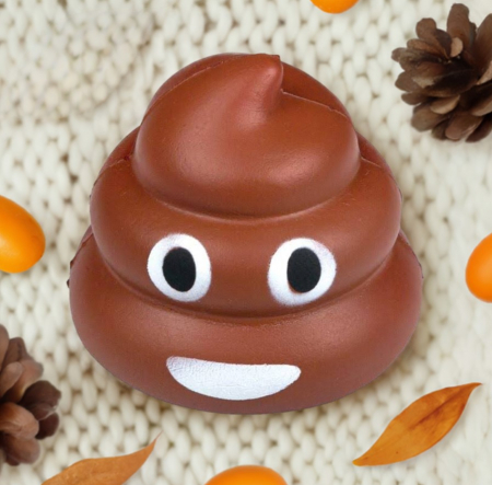 Jocuri si jucarii interactive - Jucarie squishy rahatel maro, 7.5x7.5 cm