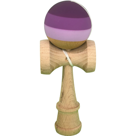 Colectia Kendama - Kendama Profesionala, din lemn, 18x7x6 cm, gradient purpuriu/mov/lila