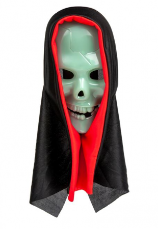 Halloween - Costume si decoratiuni - Masca fosforescenta, model craniu, marime universala