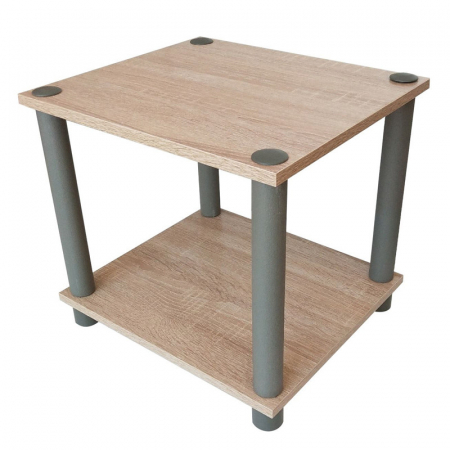 Mobilier mic - Masuta cafea cu 2 niveluri, stejar, 34x30x31 cm
