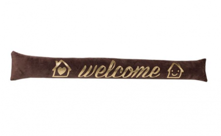Opritoare usa - Opritor izolator pentru usa sau geam, "Welcome" , 80x10 cm
