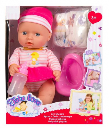 Jucarii copii & bebe - Papusa bebelus cu accesorii, 30 cm