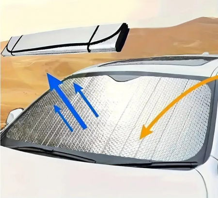 Toate produsele - Parasolar auto parbriz, 130x60 cm