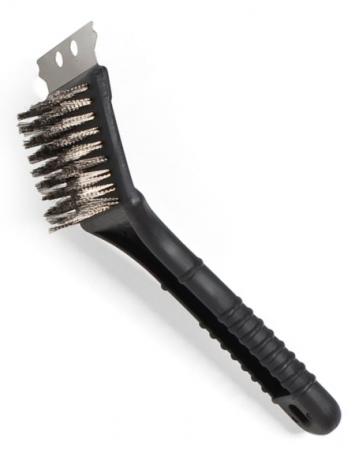 Perie de sarma cu razuitor, pentru gratar, 22 cm [1]