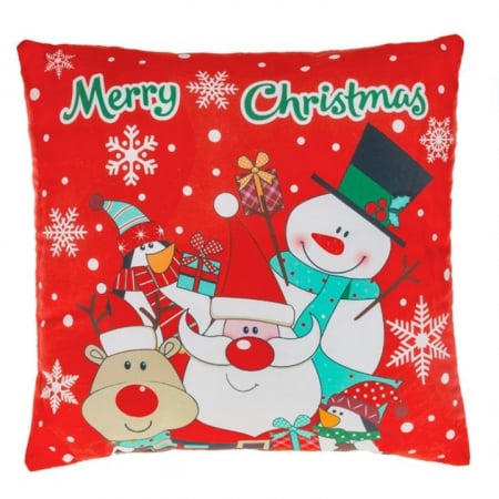 Craciun – Decoratiuni, costume si accesorii festive - Perna decorativa de Craciun, 30x30 cm