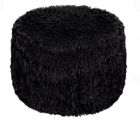 Perna decorativa, blanita neagra, gonflabila, 38x20 cm [1]