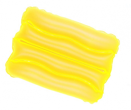 Accesorii inot si gonflabile - Perna plaja gonflabila, galbena, 38x28x5 cm