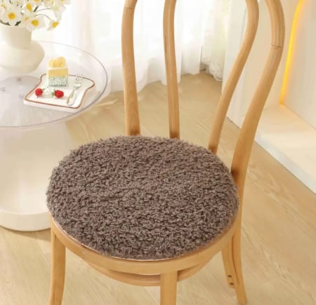 Perna rotunda pentru scaun, decorativa cu bucle, Ø 34 cm [0]