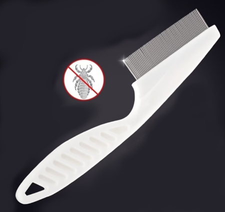 Toate produsele - Pieptan pentru paduchi, maner ergonomic din plastic dur, dinti din otel inoxidabil