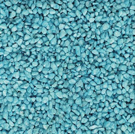 Flori artificiale si decoratiuni - Pietris decorativ, turcoaz, 2-3 mm, 500 g