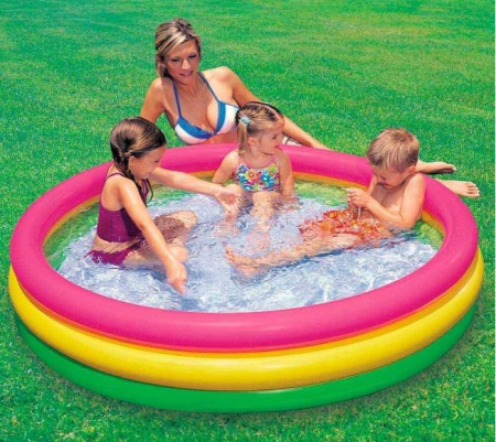 Toate produsele - Piscina copii multicolora, 147x33 cm