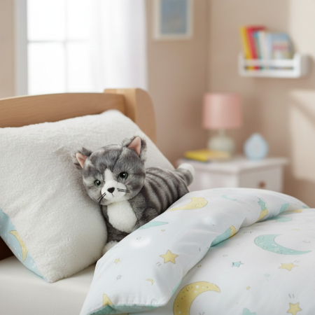 Pisicuta de plus, moale si catifelata, 26 cm [1]