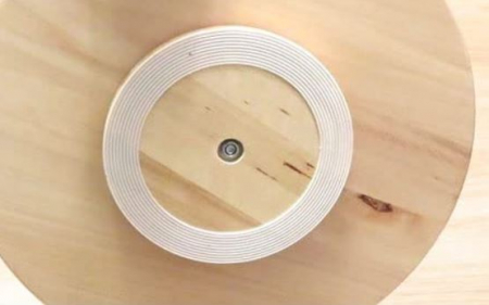 Platou rotativ din lemn, 39 cm [3]