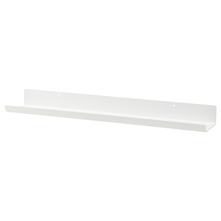 Mobilier mic - Polita din otel alba, 60x12x5 cm