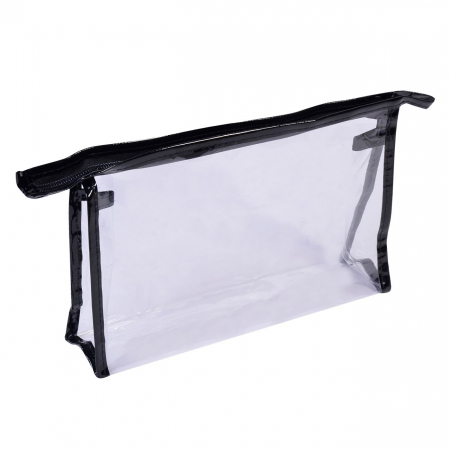Genti de plaja - Portfard pentru cosmetice, transparent, 22x14x4 cm