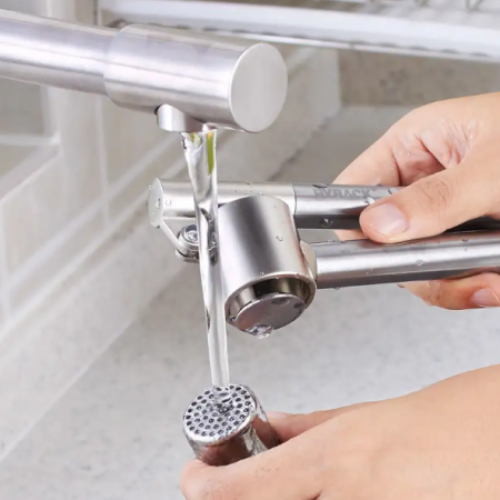 Presa usturoi, inox, 16 cm [5]